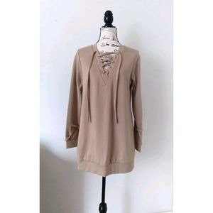 Lux LA lace up mini dress /tunic